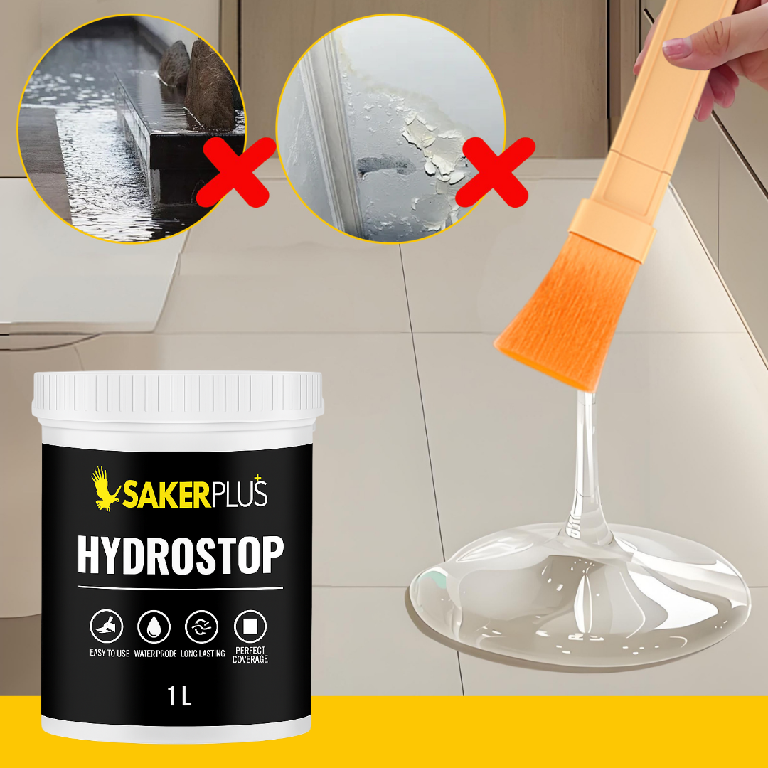HYDROSTOP – أقوى عازل مائي غير مرئي لكل الأسطح