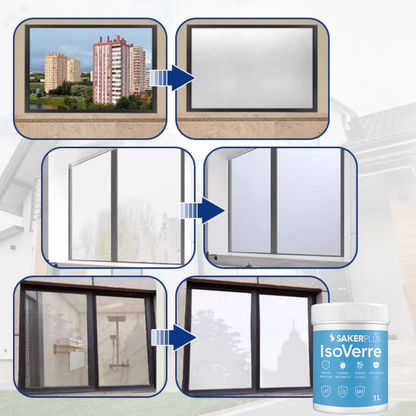 IsoVerre – طلاء الزجاج المثلّج – أناقة وخصوصية في كل لمسة