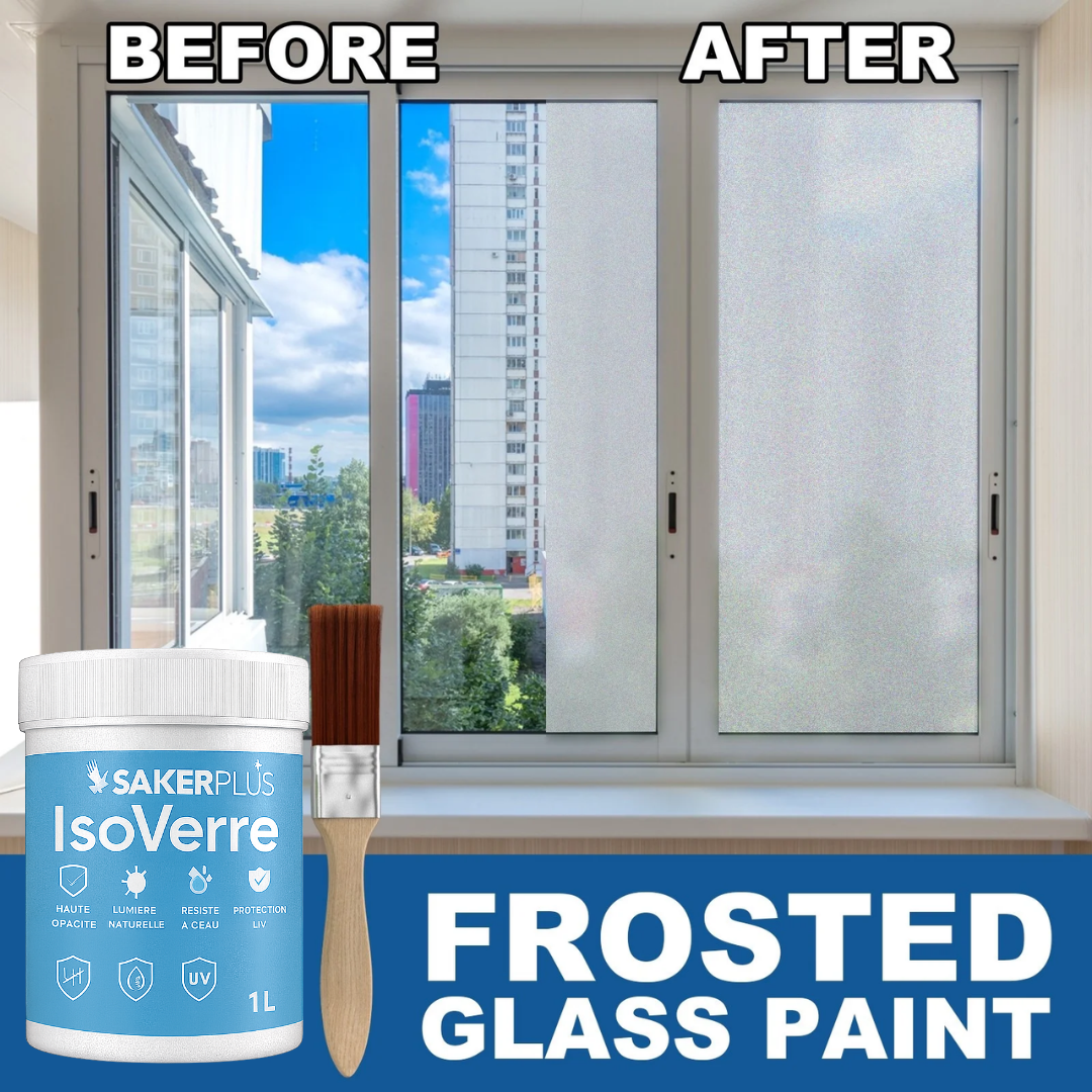 IsoVerre – طلاء الزجاج المثلّج – أناقة وخصوصية في كل لمسة