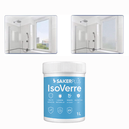 IsoVerre – طلاء الزجاج المثلّج – أناقة وخصوصية في كل لمسة