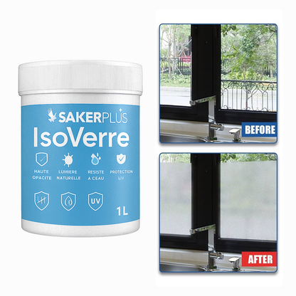 IsoVerre – طلاء الزجاج المثلّج – أناقة وخصوصية في كل لمسة