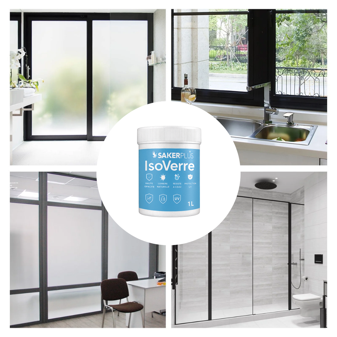 IsoVerre – طلاء الزجاج المثلّج – أناقة وخصوصية في كل لمسة